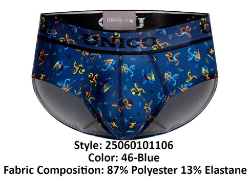 Unico 25060101106 Pacer Briefs Color 46-Blue